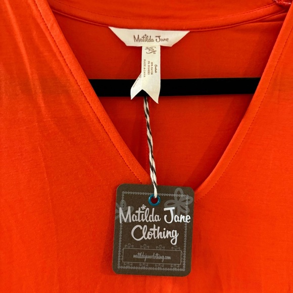 NWT Matilda Jane Orange Shift Maxi Dress Sz Extra Small - Picture 6 of 7